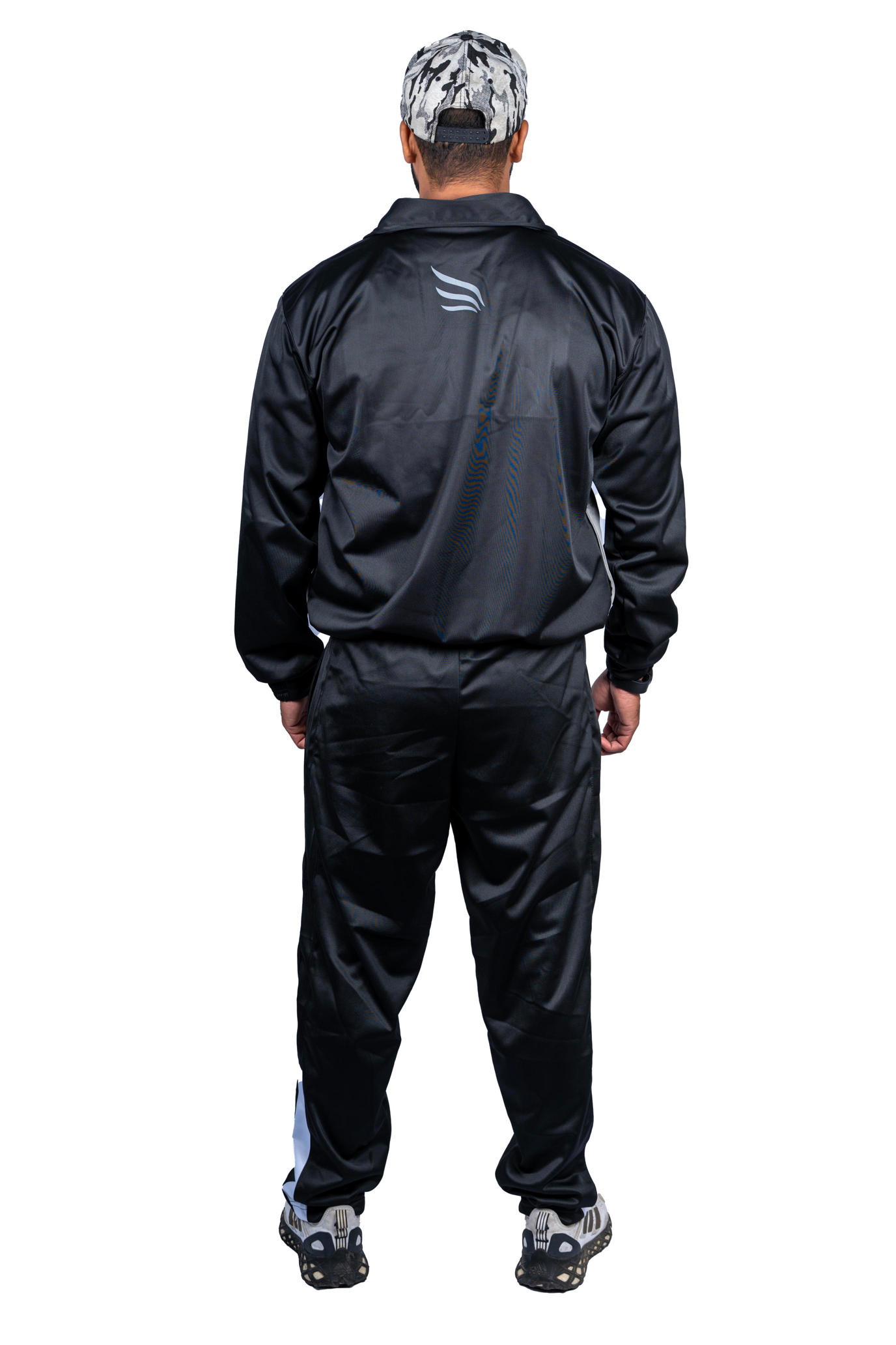 N Rising Men’s Black & Grey Premium Tracksuit | Sportswear Set | Jacket + Track Pant - Image 5